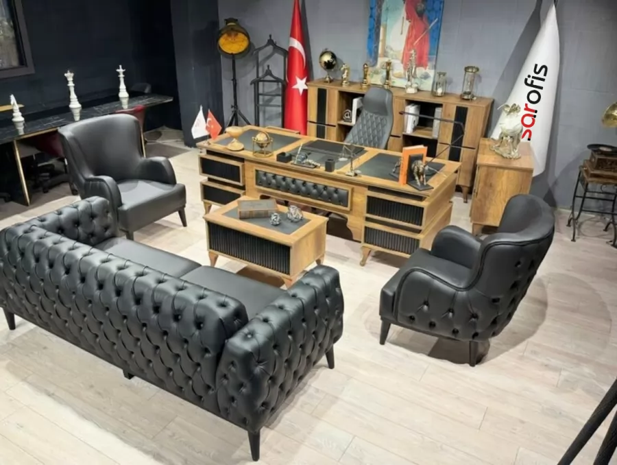 Çizgi Siyah Makam Takımı