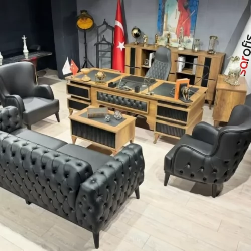 Çizgi Siyah Makam Takımı